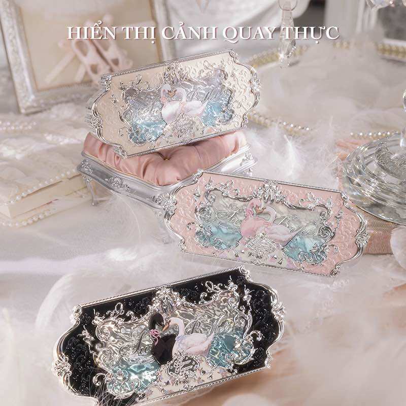 Bảng phấn mắt swan ballet sáu màu sắc hiệu ứng mịn màng lâu trôi 6.5g