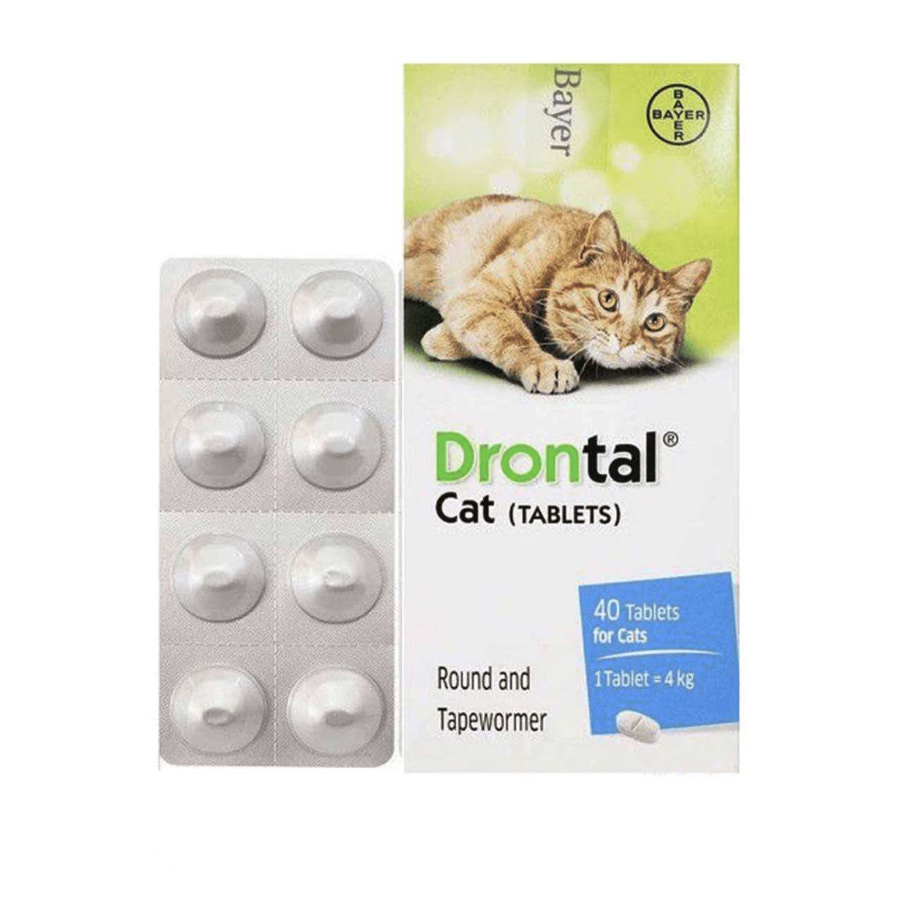 Tẩy giun mèo drontal cat 1v 4kg