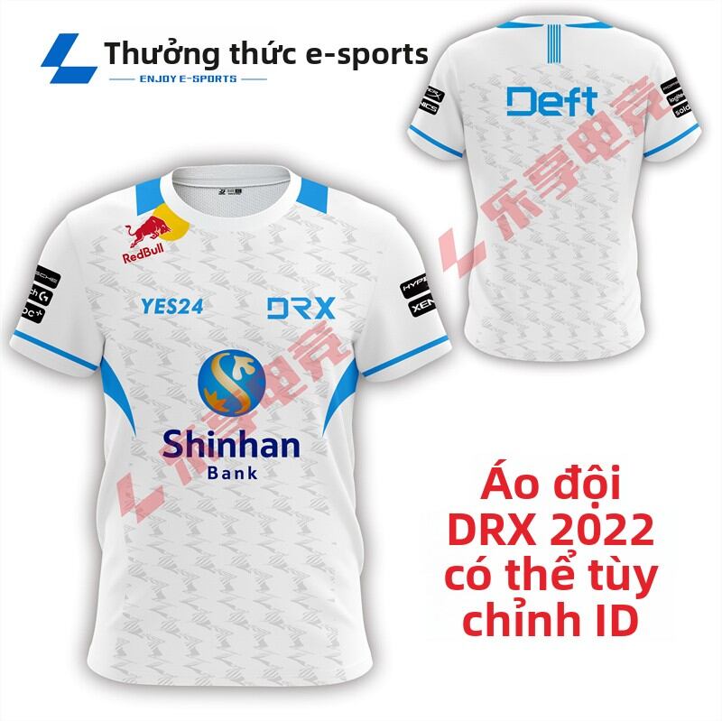 Áo Thun DRX Mùa Hè 2022 Tay Ngắn Thoáng Khí Thoải Mái Thường Ngày Cho Nam Và Nữ