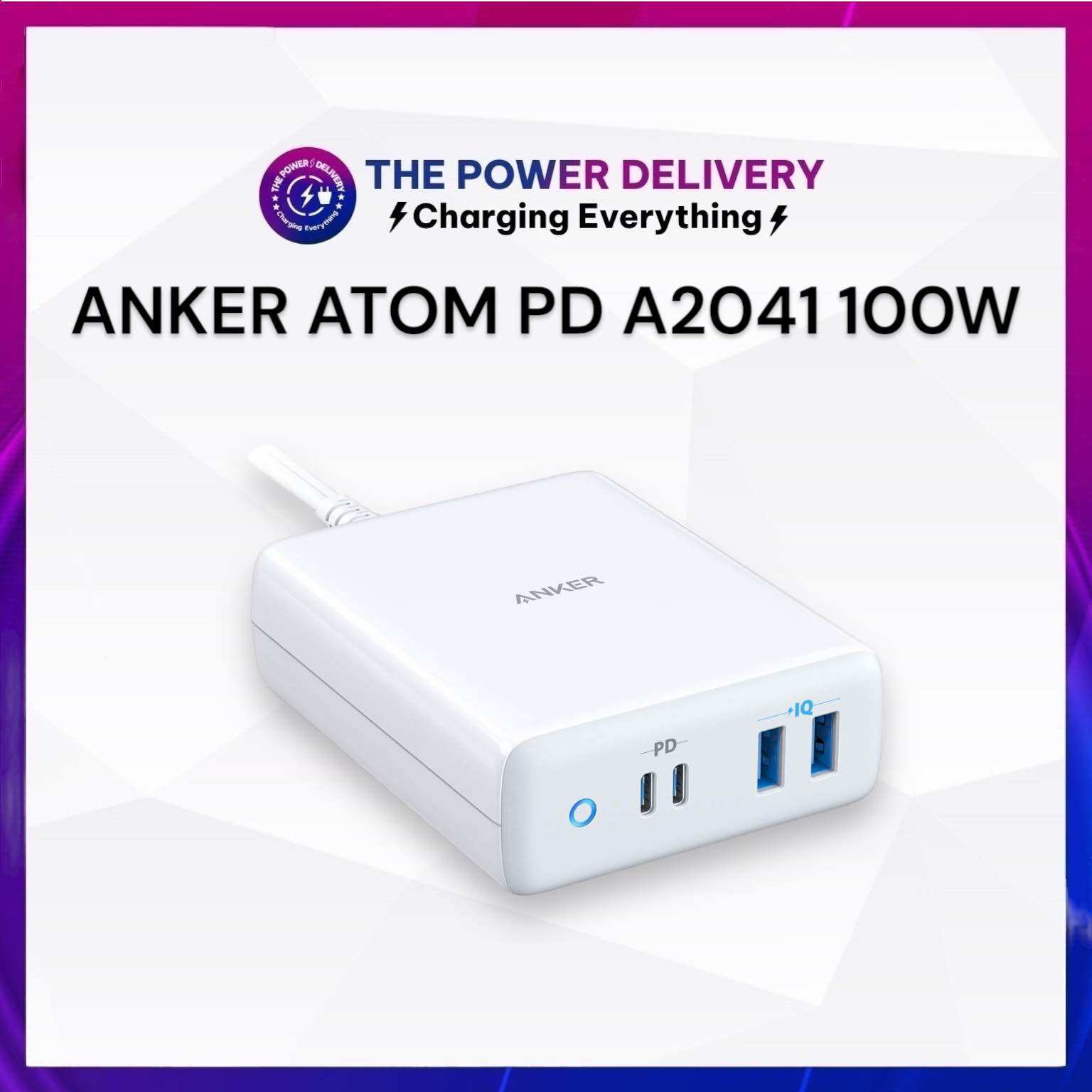 Sạc anker a2041 powerport atom pd 4 100w - bh 12 tháng - 1 đổi 1