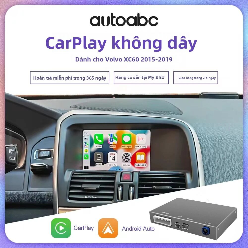 Mô-đun Không Dây/có Dây AUTOABC Carplay Android Auto Dành Cho Volvo V40 V60 V70 S60 S80 XV60 D2 Màn Hình OEM 5.8 Inch Tích Hợp Camera Giá 6,792,000 Đồng*Miễn phí vận chuyển