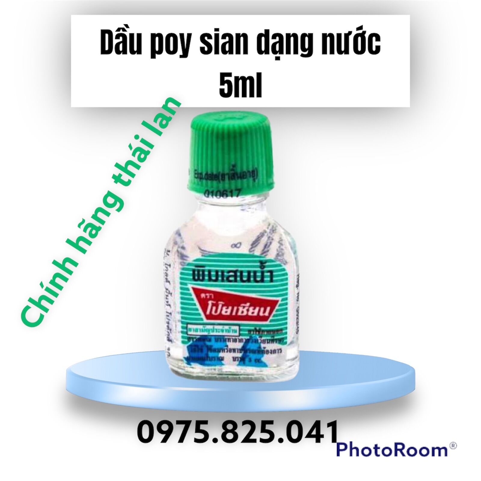 12 chai dầu gió poysian dạng nước 3cc chính hãng thá¡ lan nội địa