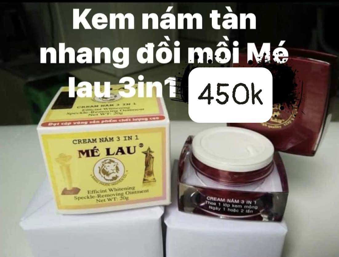 Kem dưỡng trắng da mặt mélau 5in1 cao cấp - hx952