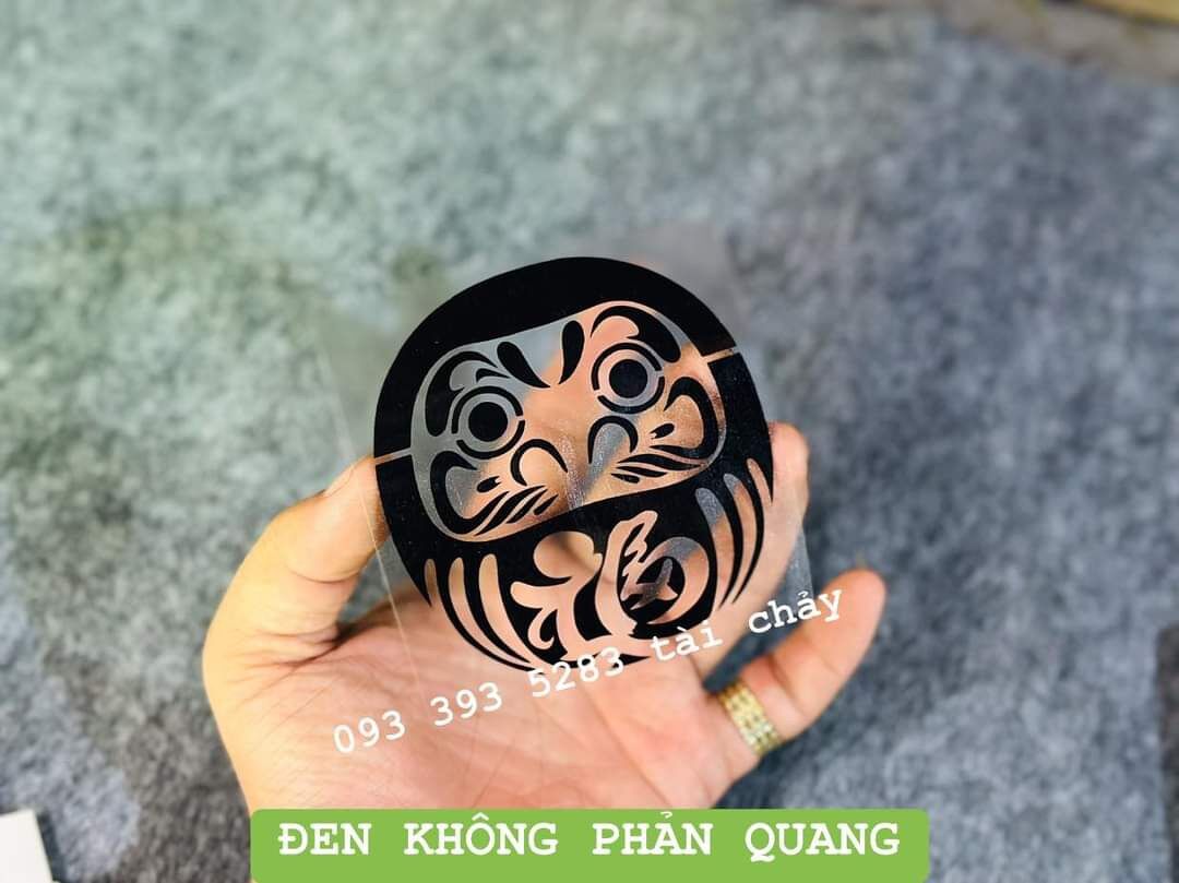 [ 1 MIẾNG ] TEM LẬT ĐẬT PHẢN QUANG LỘT DÁN TRANG TRÍ XE