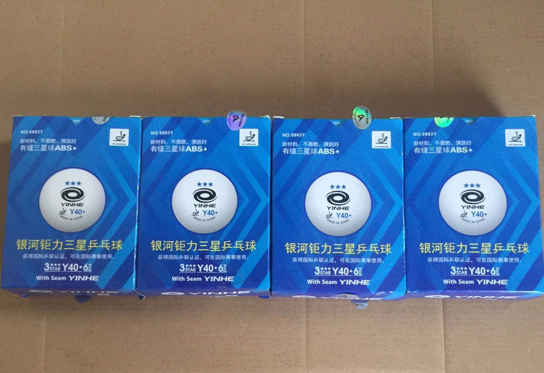 Hộp bóng bàn yinhe 40+ 6 quả - qbbyn