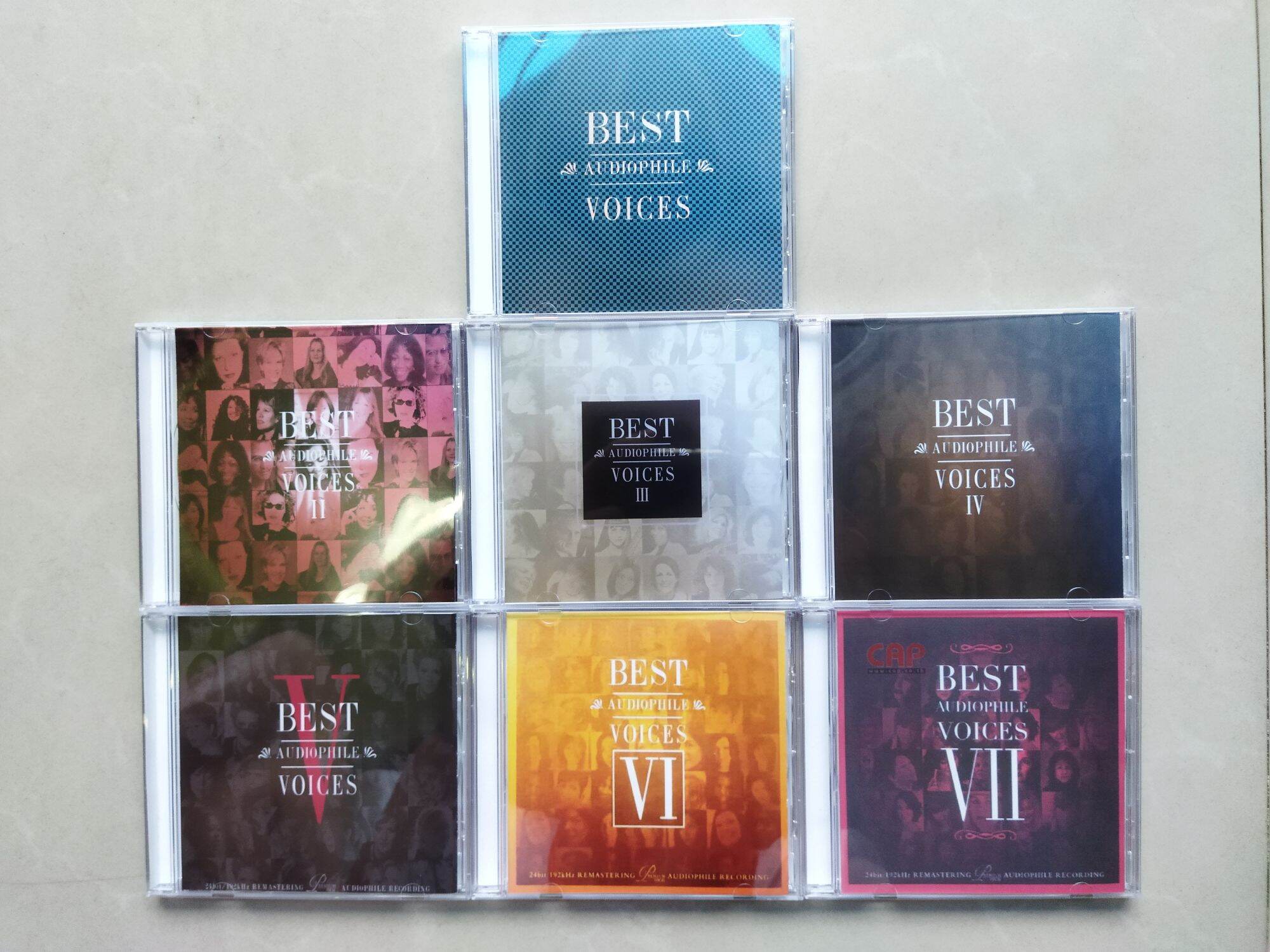 Bộ 7 cd Best audiophile Voice phono