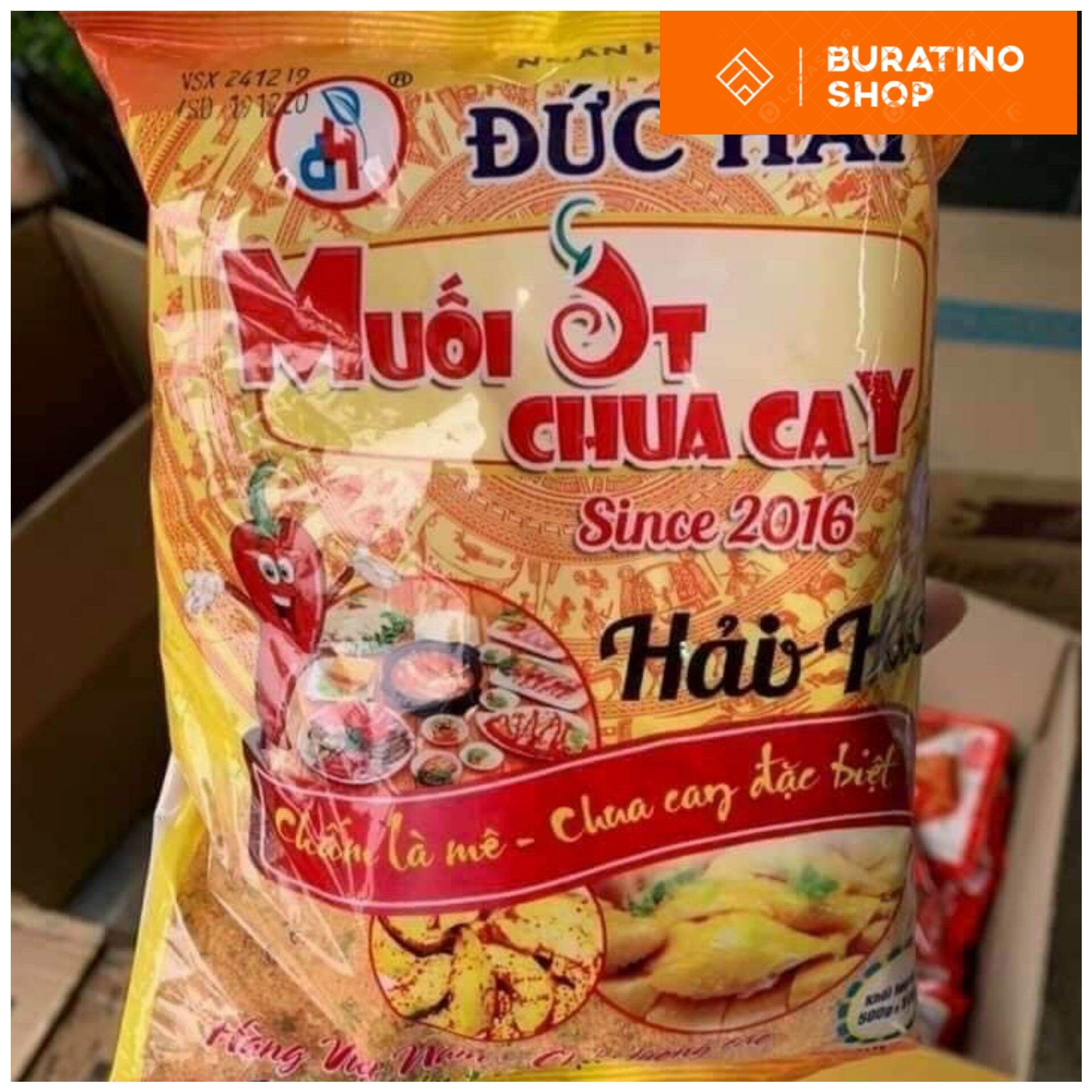 [HCM] Muối ớt chua cay Hảo Hảo (bịch 500gr)