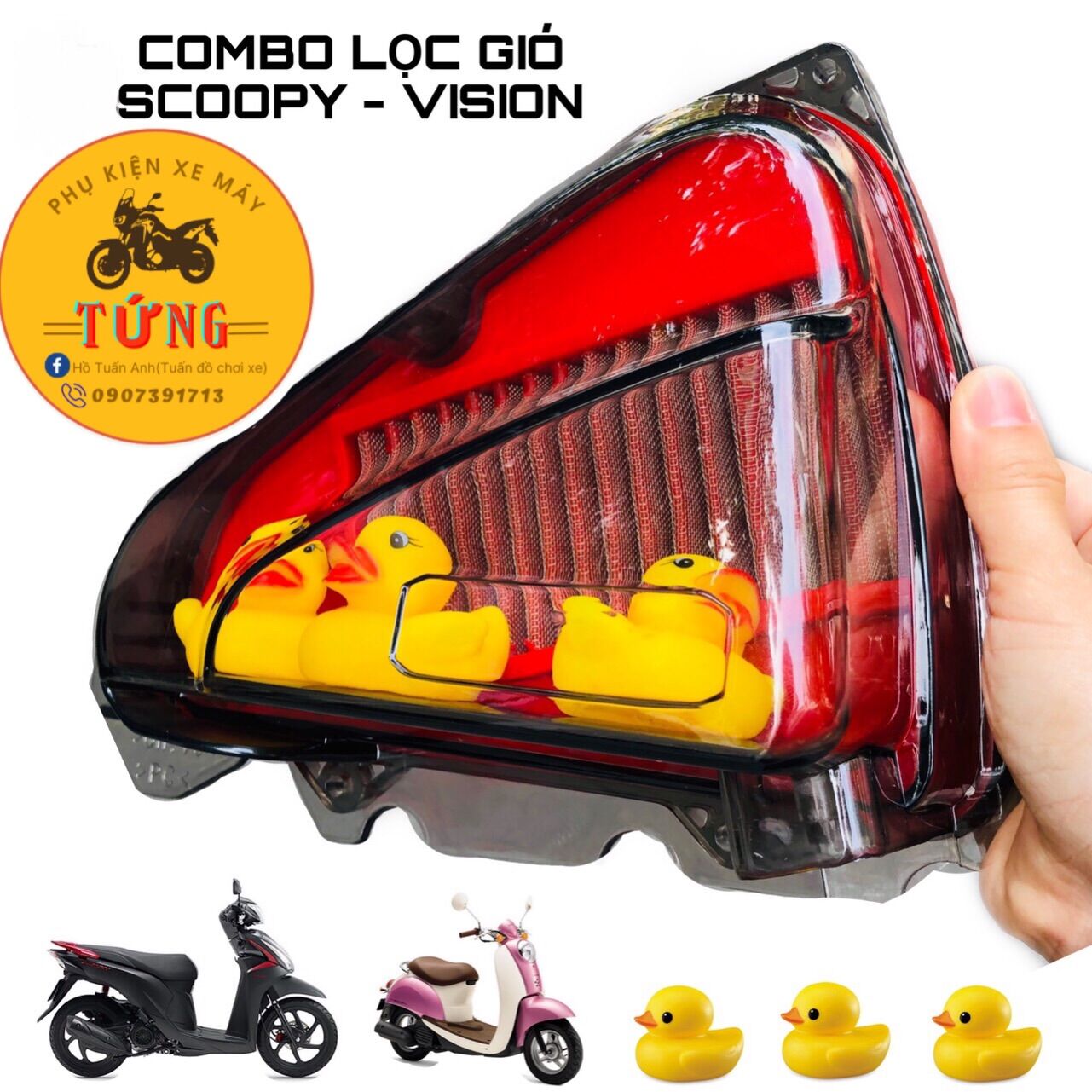 Lọc gió độ trong suốt SCOOPY