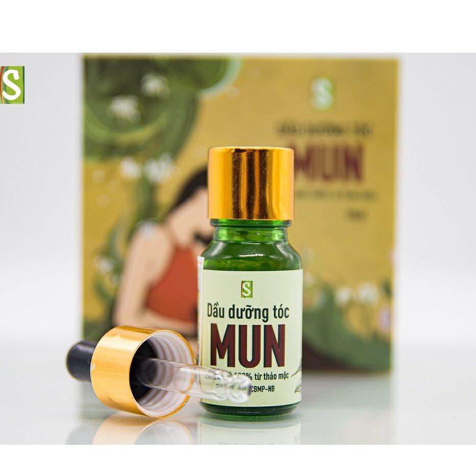 [CHÍNH HÃNG] Dưỡng tóc MUN 10ml HTX Sinh Dược, dưỡng tốc tự nhiên chắc khỏe