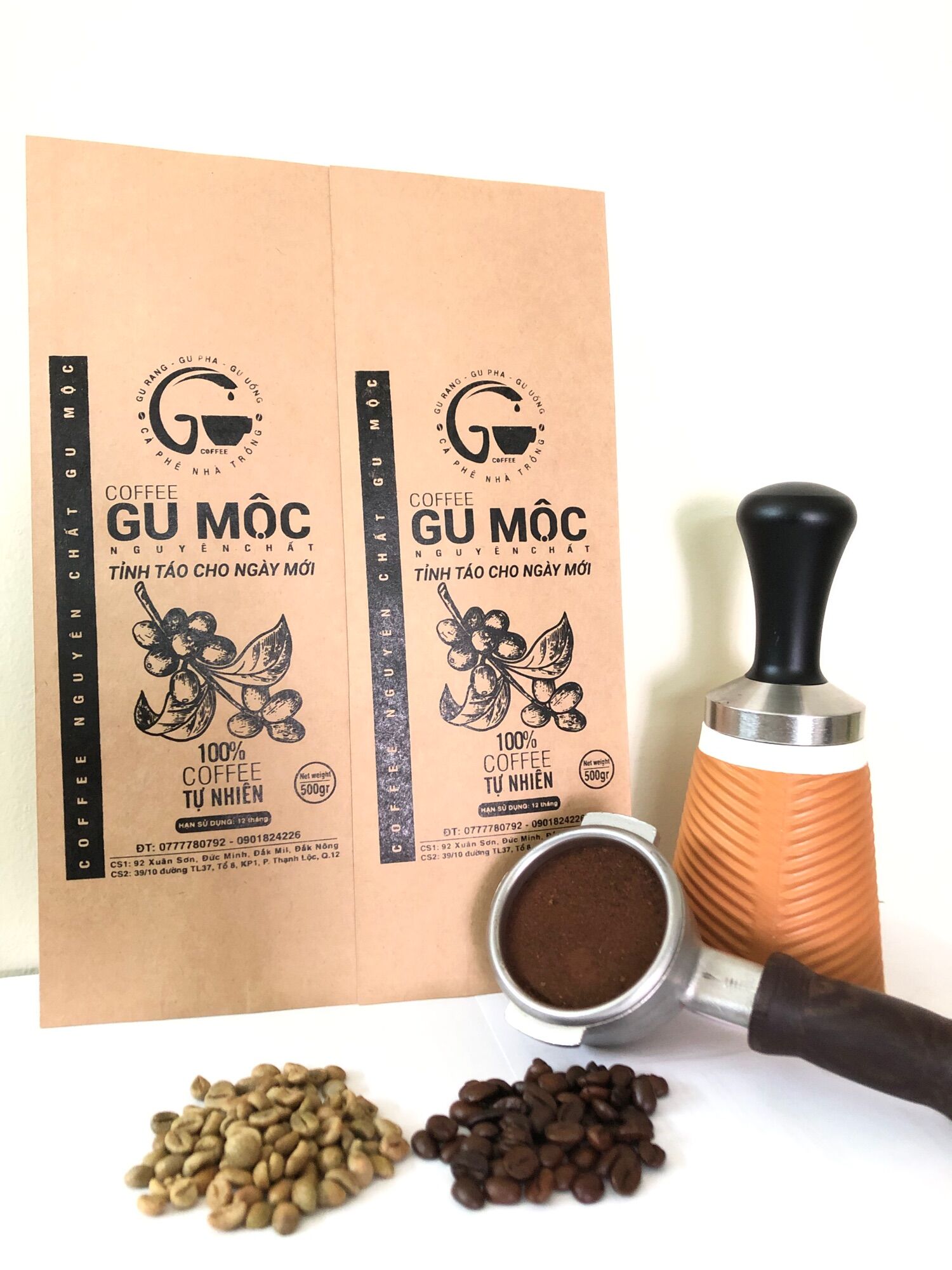 Cà phê nguyên chất Robusta rang mộc