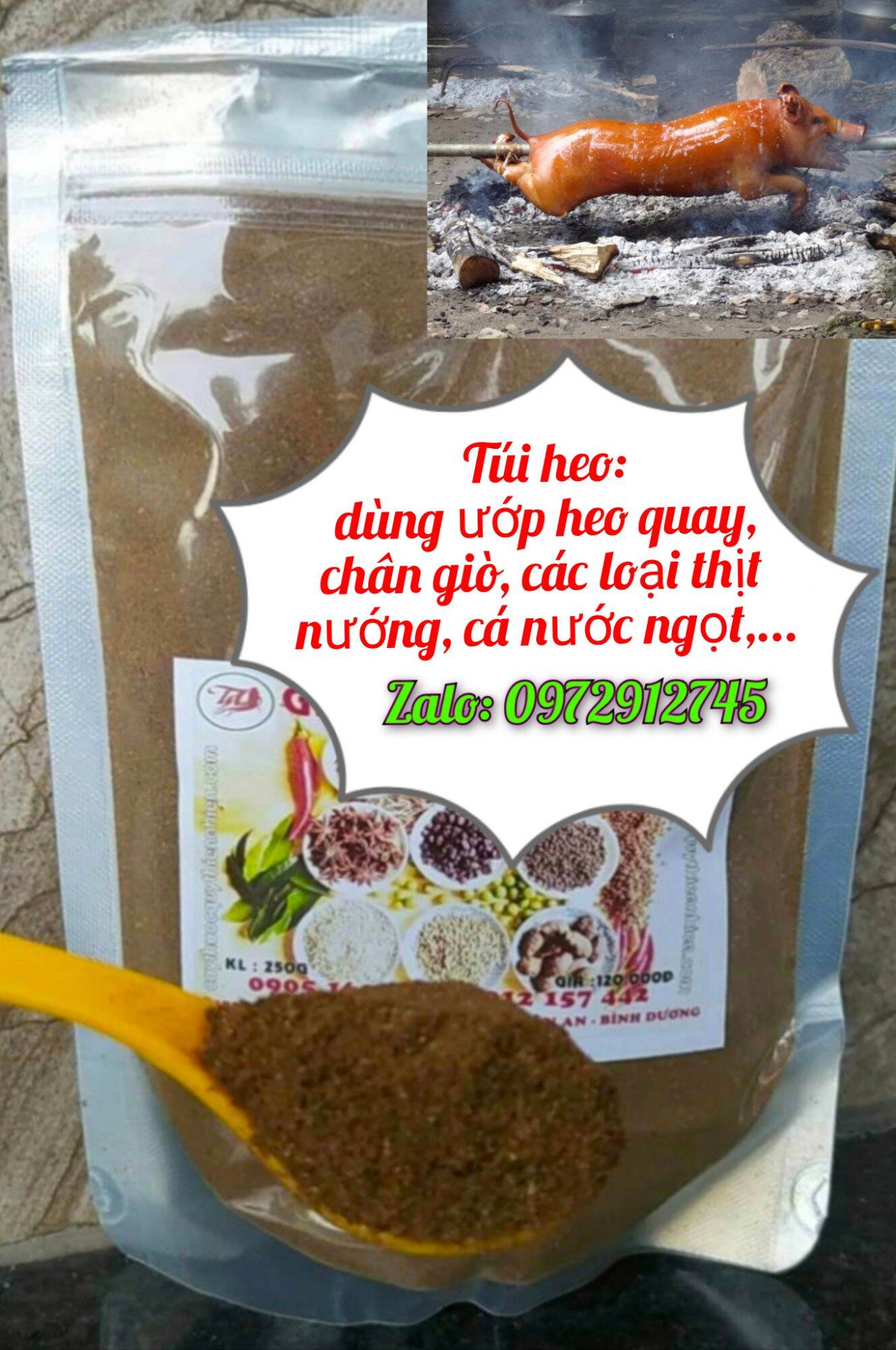 Gia vị heo quay tâm đức