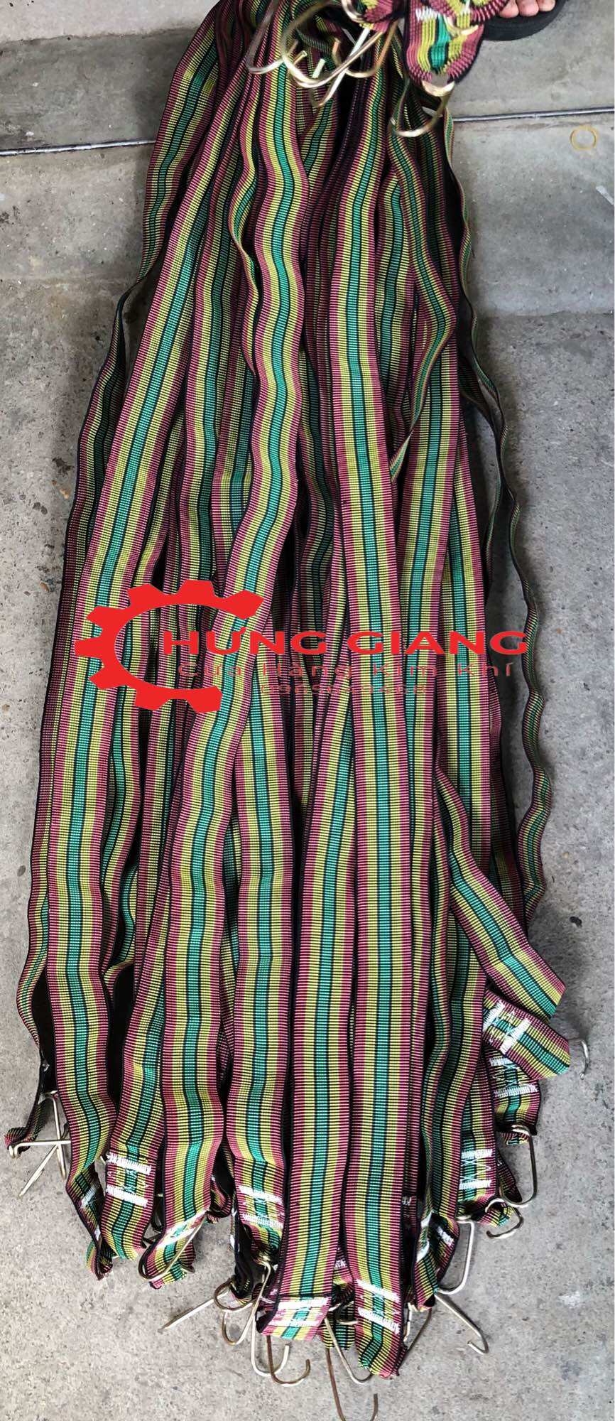 Dây Chun, Dây Chằng Hàng Bản 5Cm Có 2 Đầu Móc