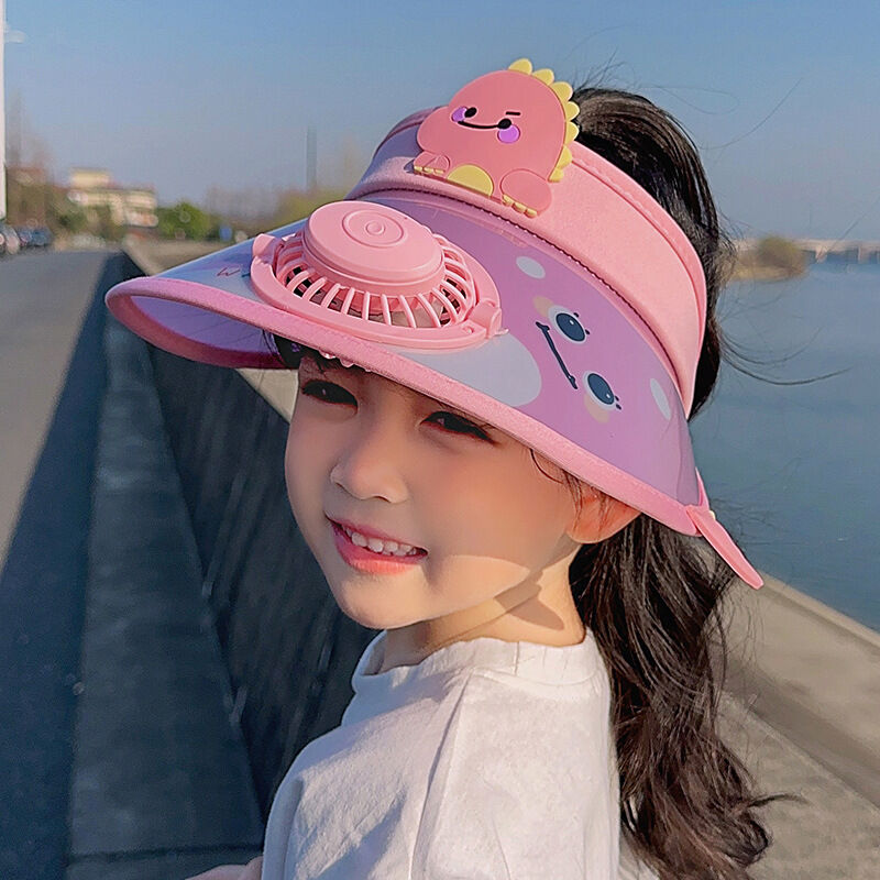 Mũ chống nắng có thể điều chỉnh có quạt bảo vệ lớn cho nam nữ trẻ em sử dụng ngoài trời tấm che polyester có khóa co giãn