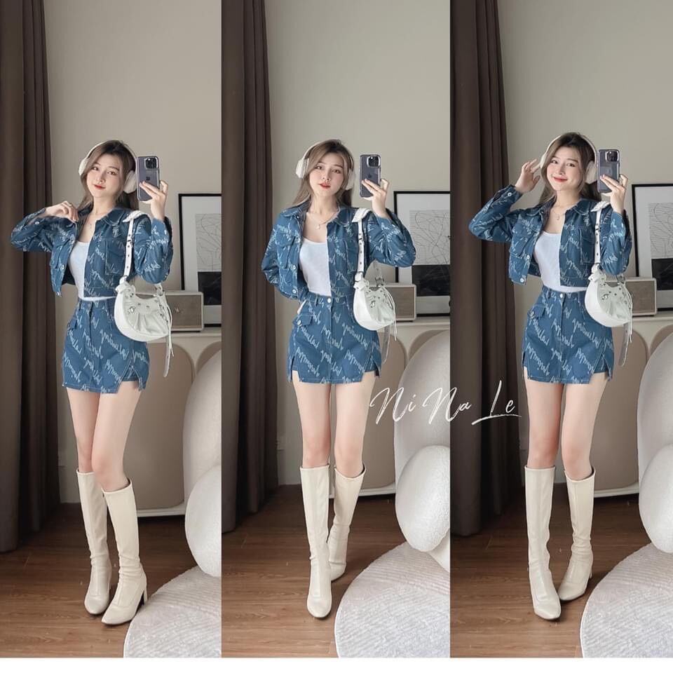 Set kaki thun 3 món trẻ trung