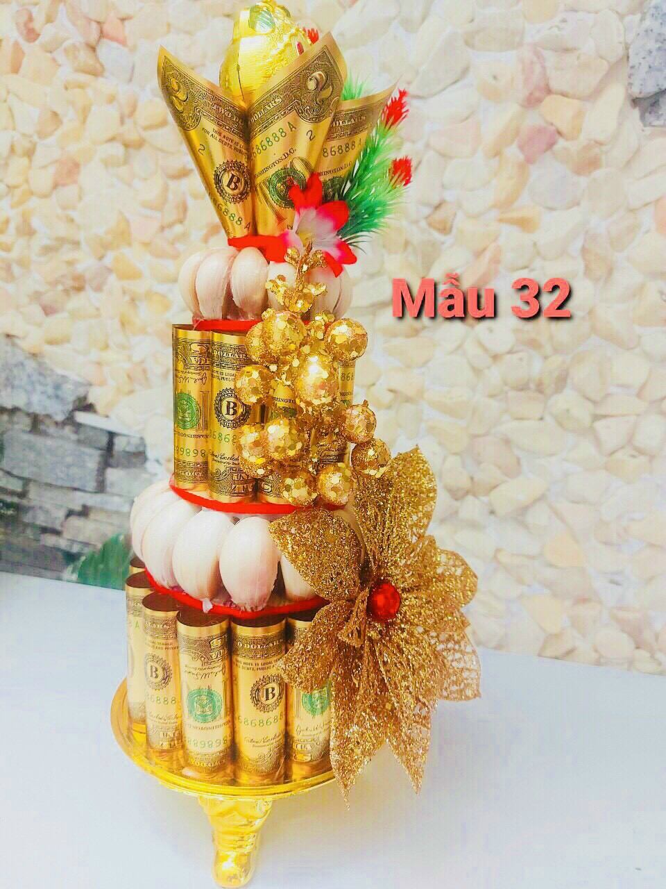 Tháp tỏi thần tài mẫu 32, 120k