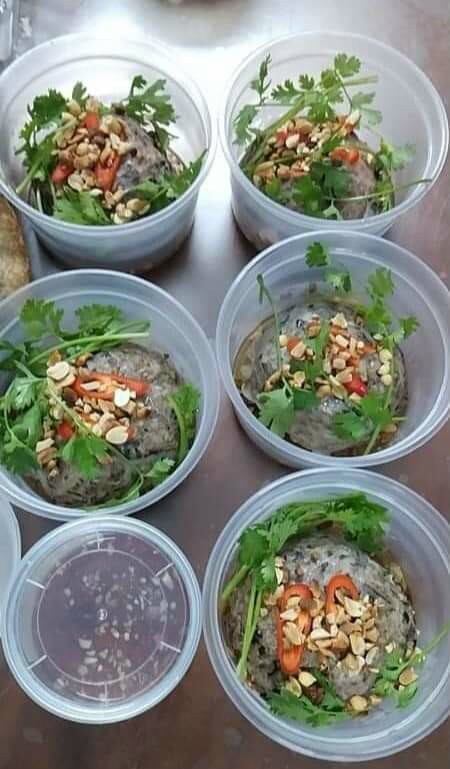 Chả đùm hấp _ món ngon nhà làm /hộp