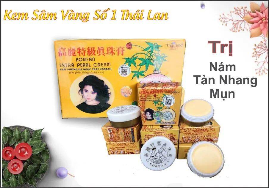Lố 12 hủ kem sâm vàng thái lan