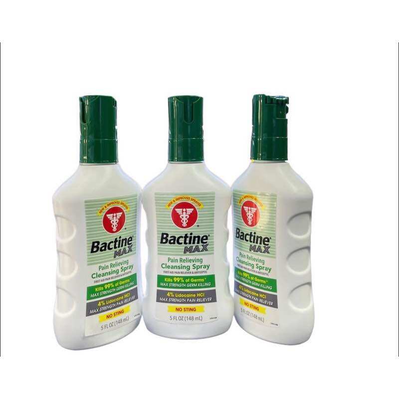 Tê xịt bactine max