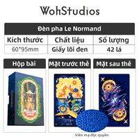 WohStudios | Rider Lenormand Card Game Deck Replacement Tarot Card Set Board Game Trading Card Game Compact Size Gift for Adults Kids