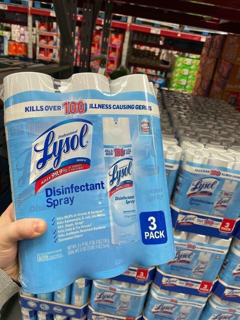 ( Tách lẻ) 1 Chai xịt khuẩn Lysol 538g