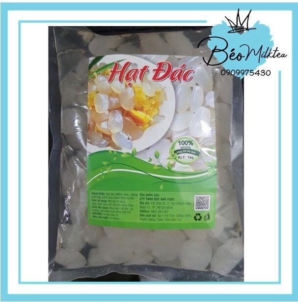Hạt đác tươi rim đường phèn