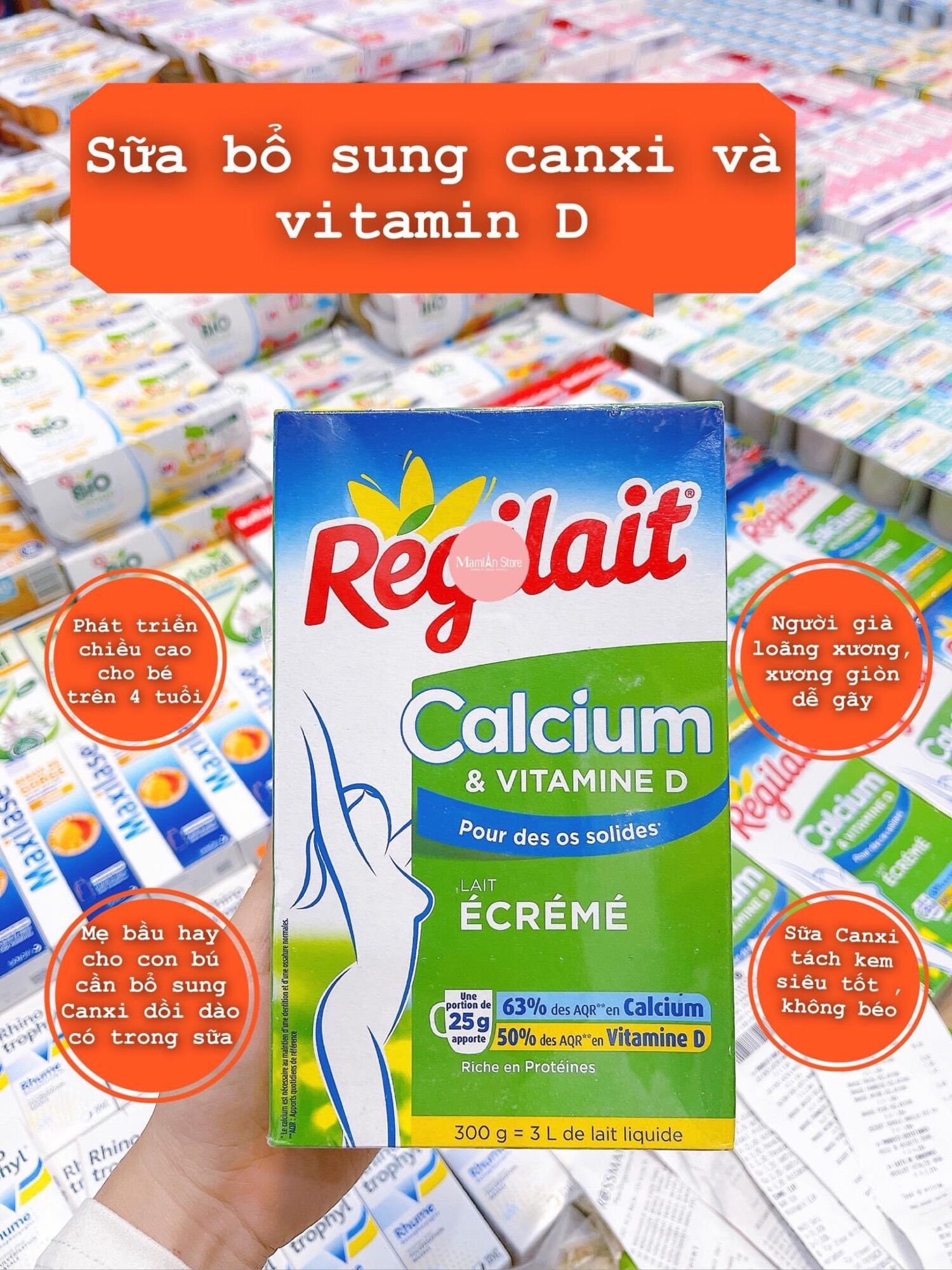Sữa Canxi Regilait cho bé trên 4 tuổi