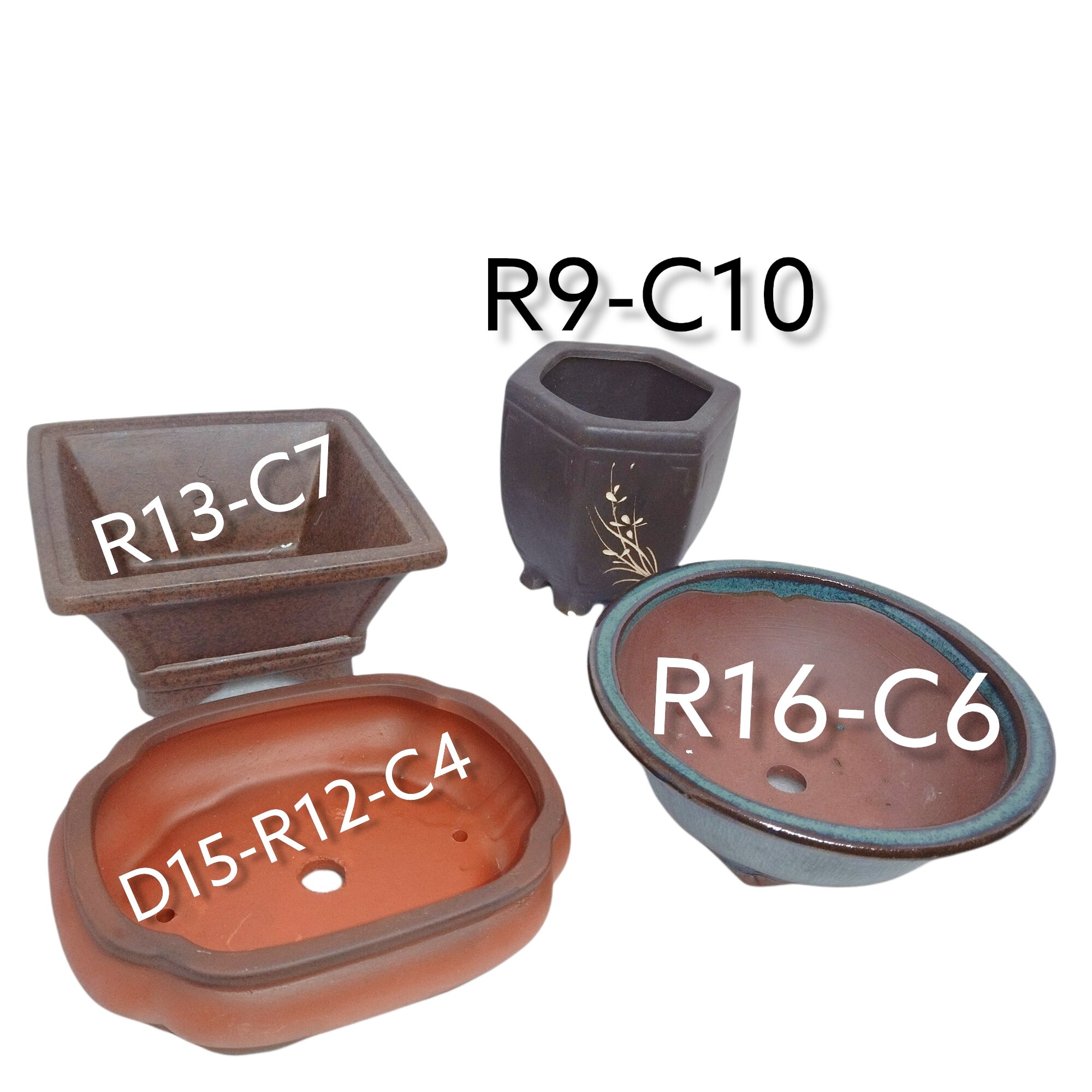 Combo chậu trồng cây bonsai mini số 4,chậu gốm sứ, chậu cây cảnh