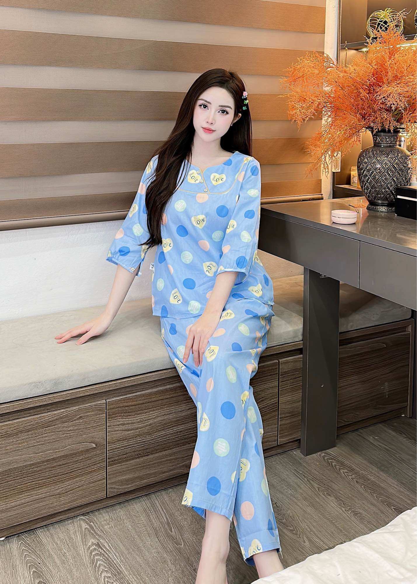 Đồ bộ mặc nhà đẹp chất kate