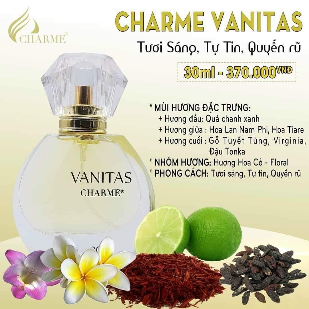 NƯỚC HOA NỮ CHARME VANITAS 30ML