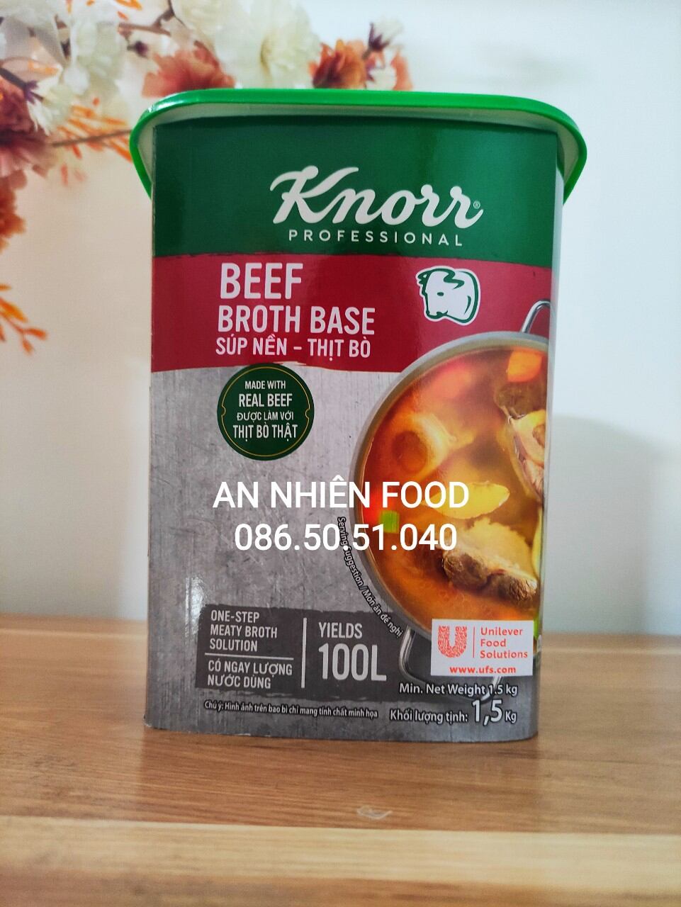 Súp Nền Thịt Bò Knorr Túi 100 Gram