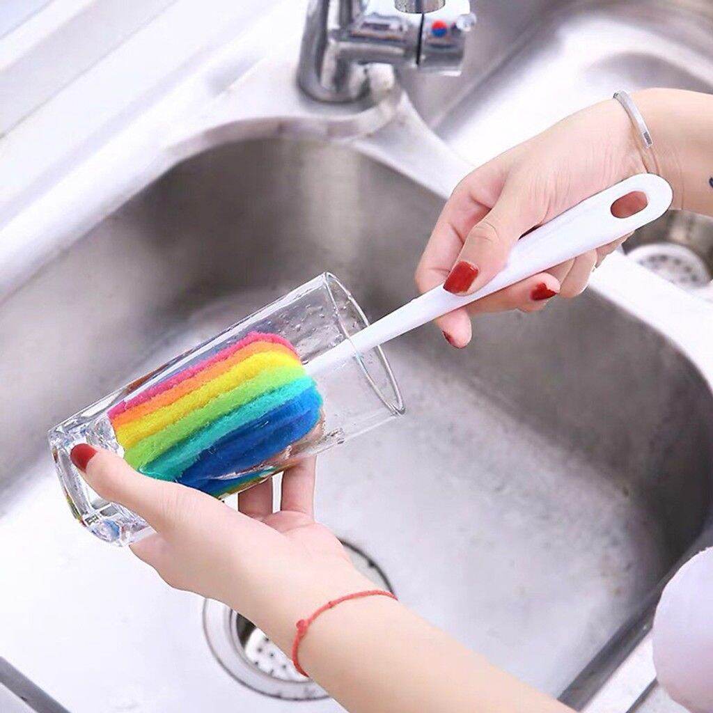 Dụng cụ cọ rửa Bình sữa, Cốc, Ly bảy màu
