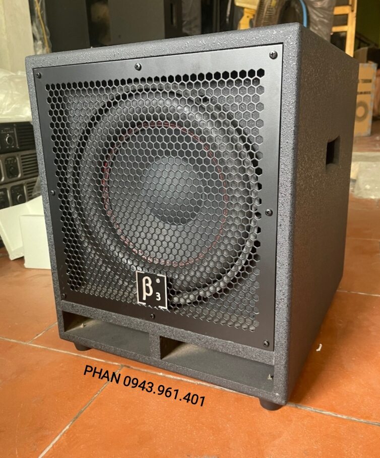 Vỏ loa sub b3 mặt sắt