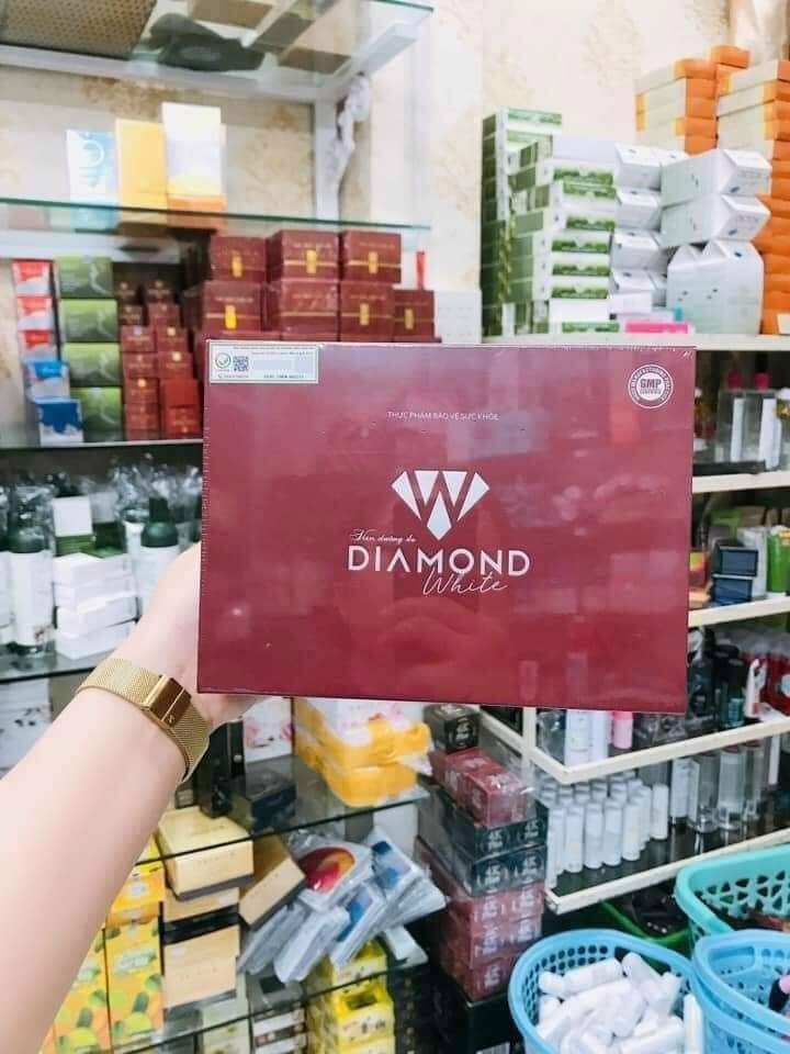 Viên uống trắng da tem nguyên diamond white ngọc trinh chính hãng 100%