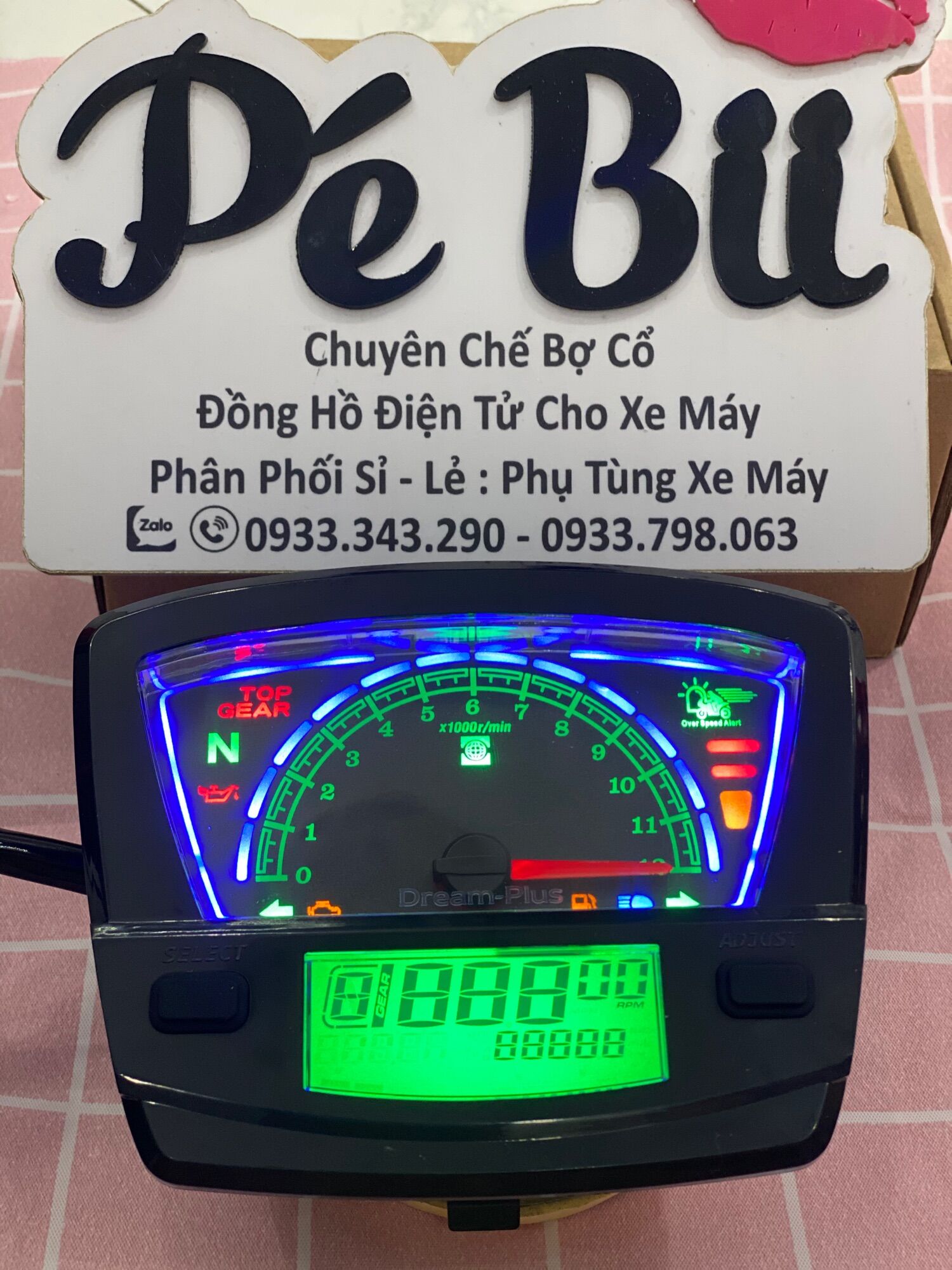 💥 NEW - HOT 💥 ĐỒNG HỒ ĐIỆN TỬ DÀNH CHO XE MÁY UMA DREAM
