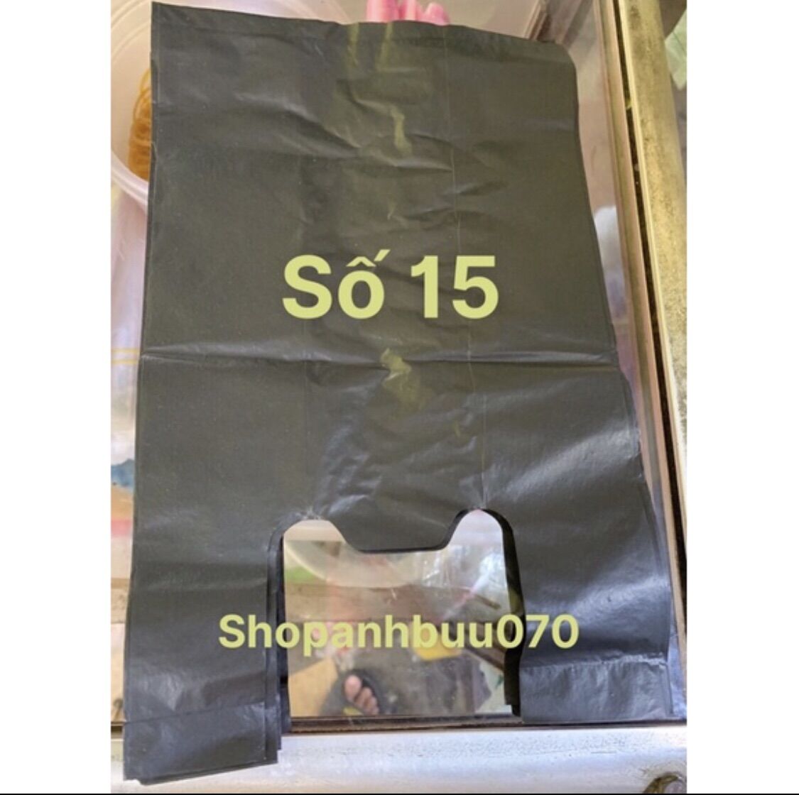 1kg túi đen, bịch xốp đen nhám đựng từ 0.5-10kg