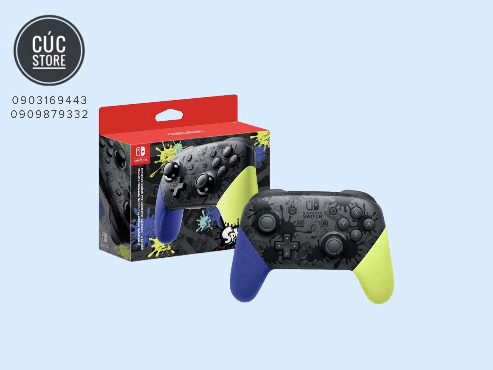 Tay cầm chơi game Pro Controller cho máy Nintendo Switch
