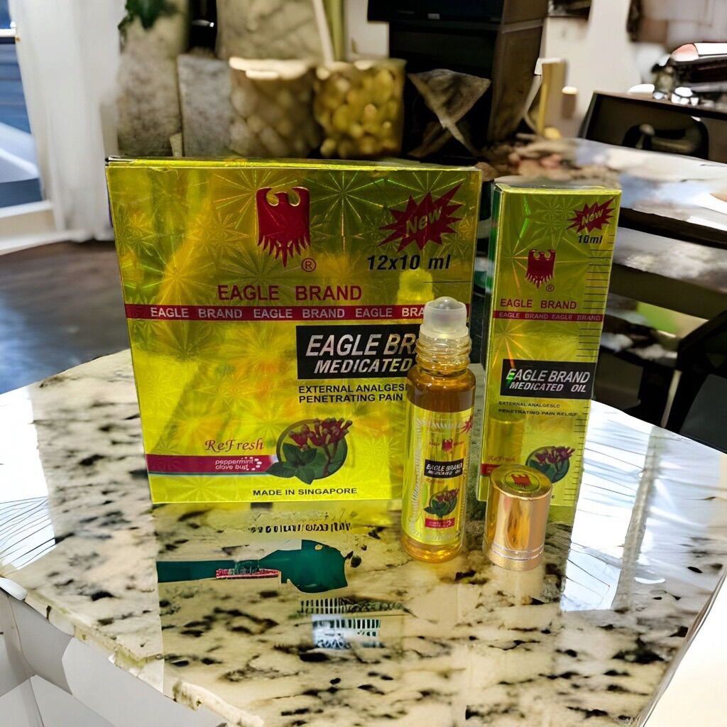Dầu con ó Eagle Brand dạng lăn chai 10ml  - TTC Pharma