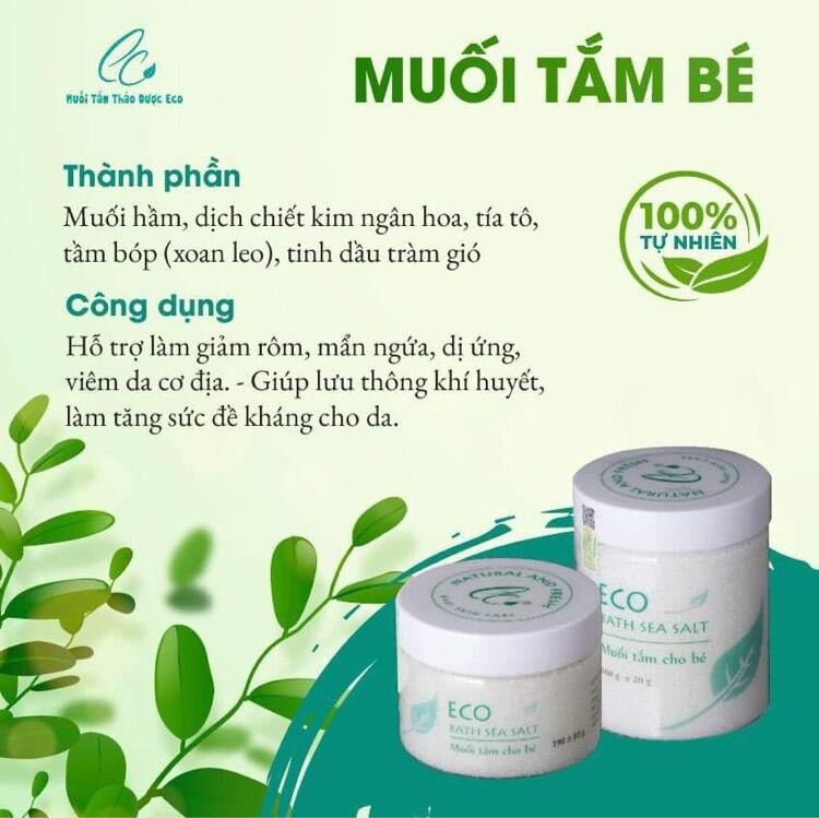 Muối tắm bé Sinh Dược Độc Mộc, Muối tắm bé Thảo Dược- taphoadung