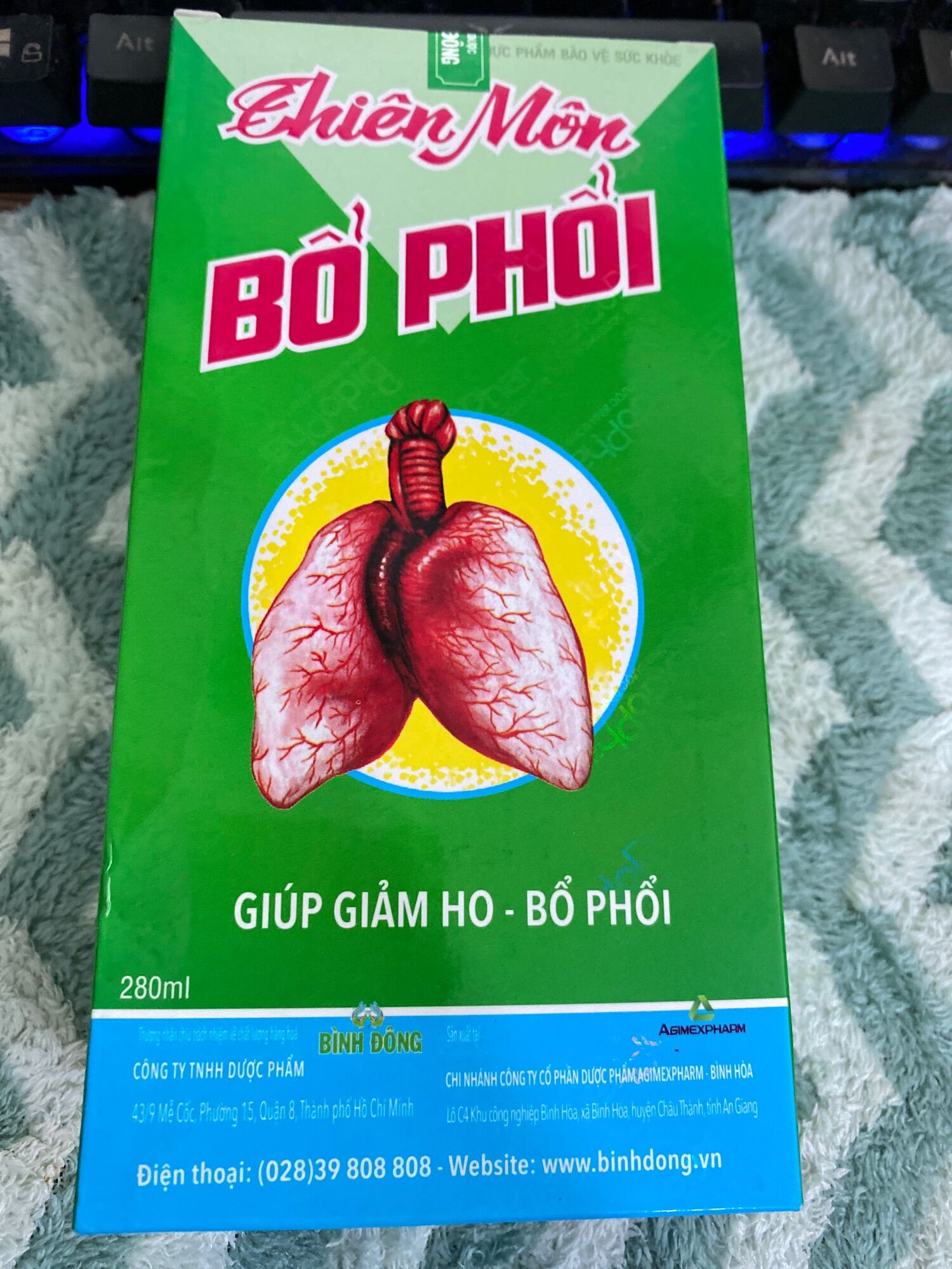 Thiên môn bổ phổi