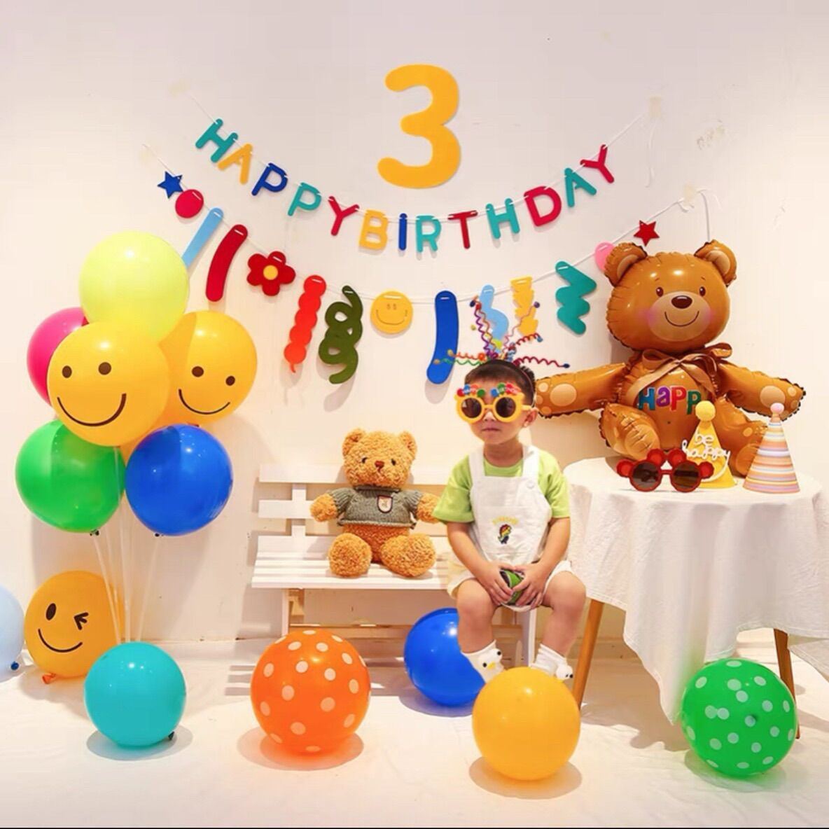 Set trang trí sinh nhật Hàn Quốc