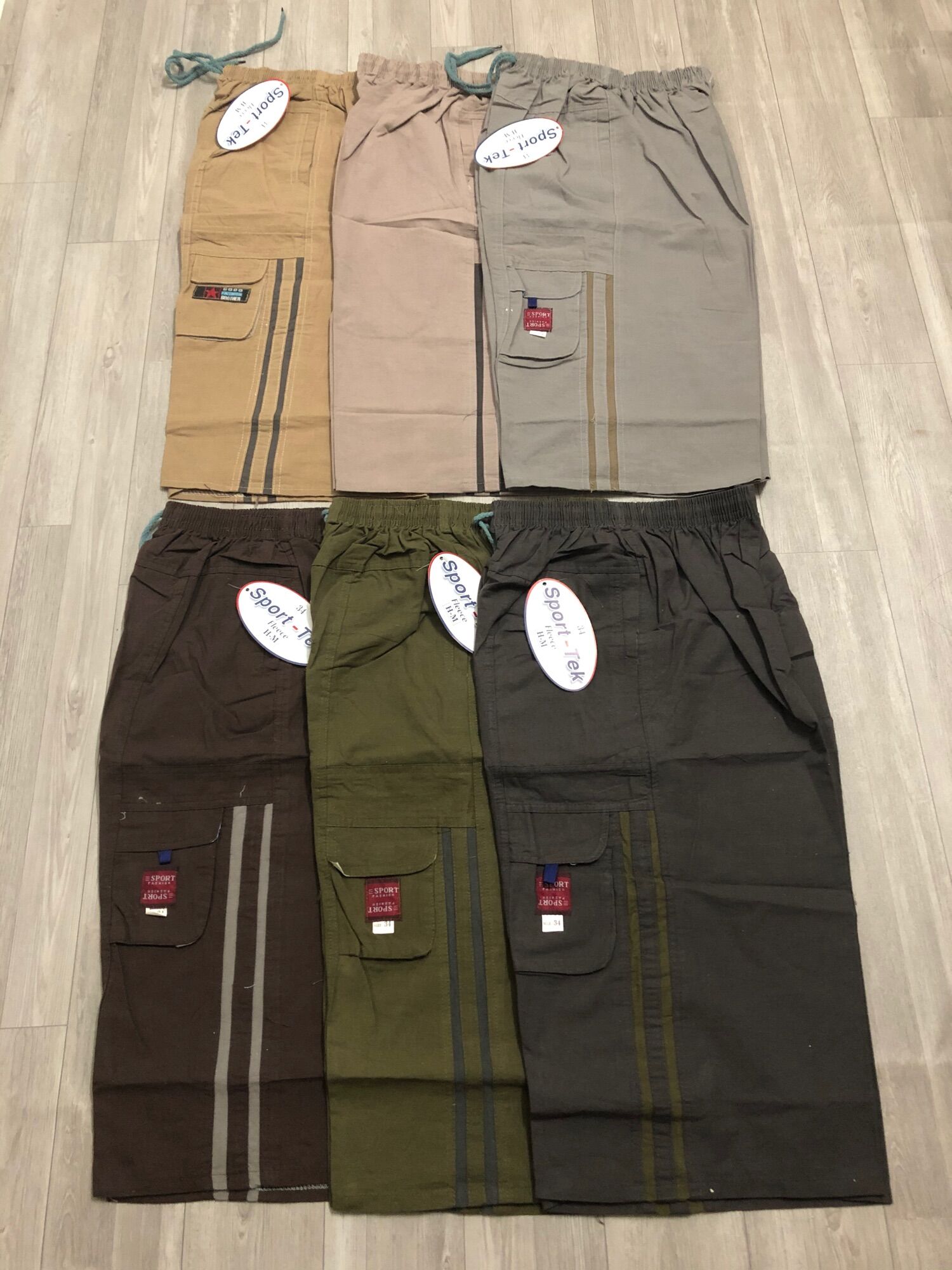 Quần short lửng nam lưng thun