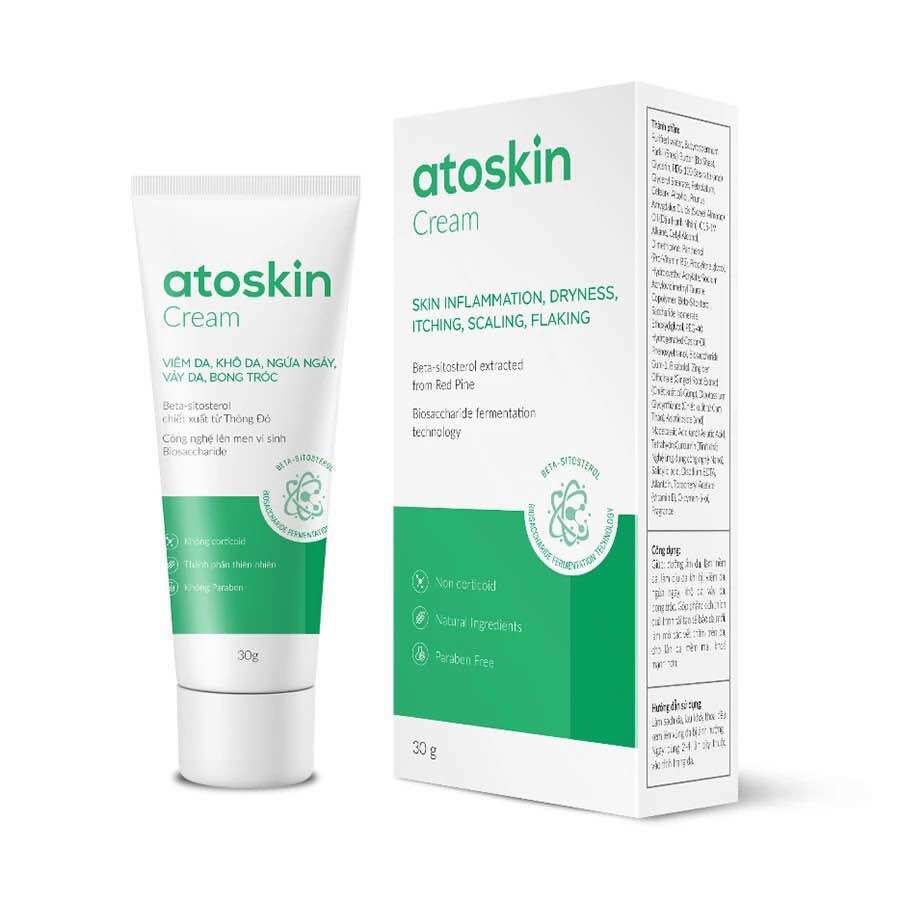 [HCM]Atoskin Cream 30g - Kem bôi viêm da cơ địa [Atokin autoskin]