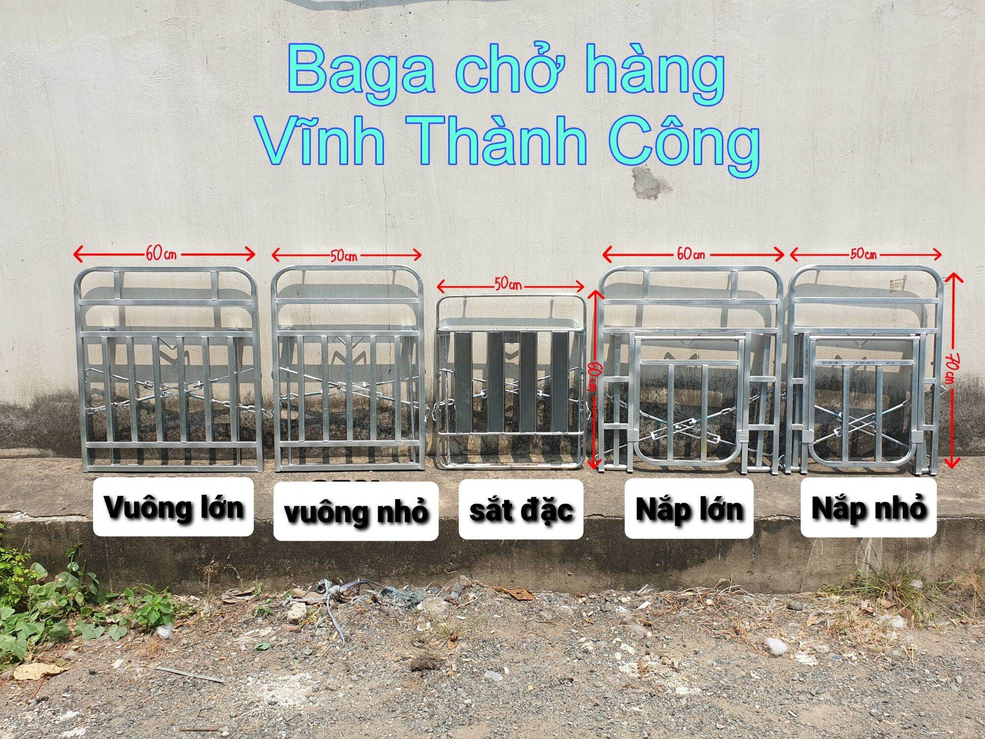 Baga chở hàng Đa Năng ( sắt đặc )