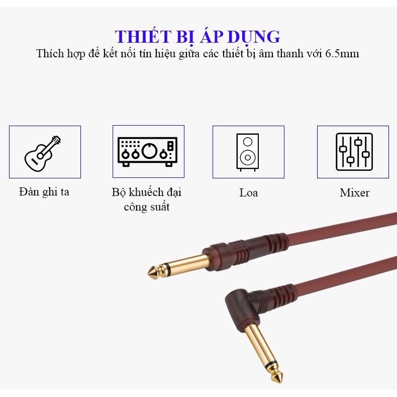 Dây 2 đầu 6 ly, đầu cong đầu thẳng, dài 1.5m
