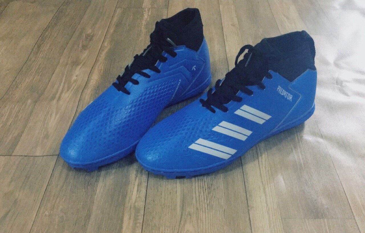 Giày đá bóng sân cỏ nhân tạo Predator cao cổ 2020 -Khâu kín đế