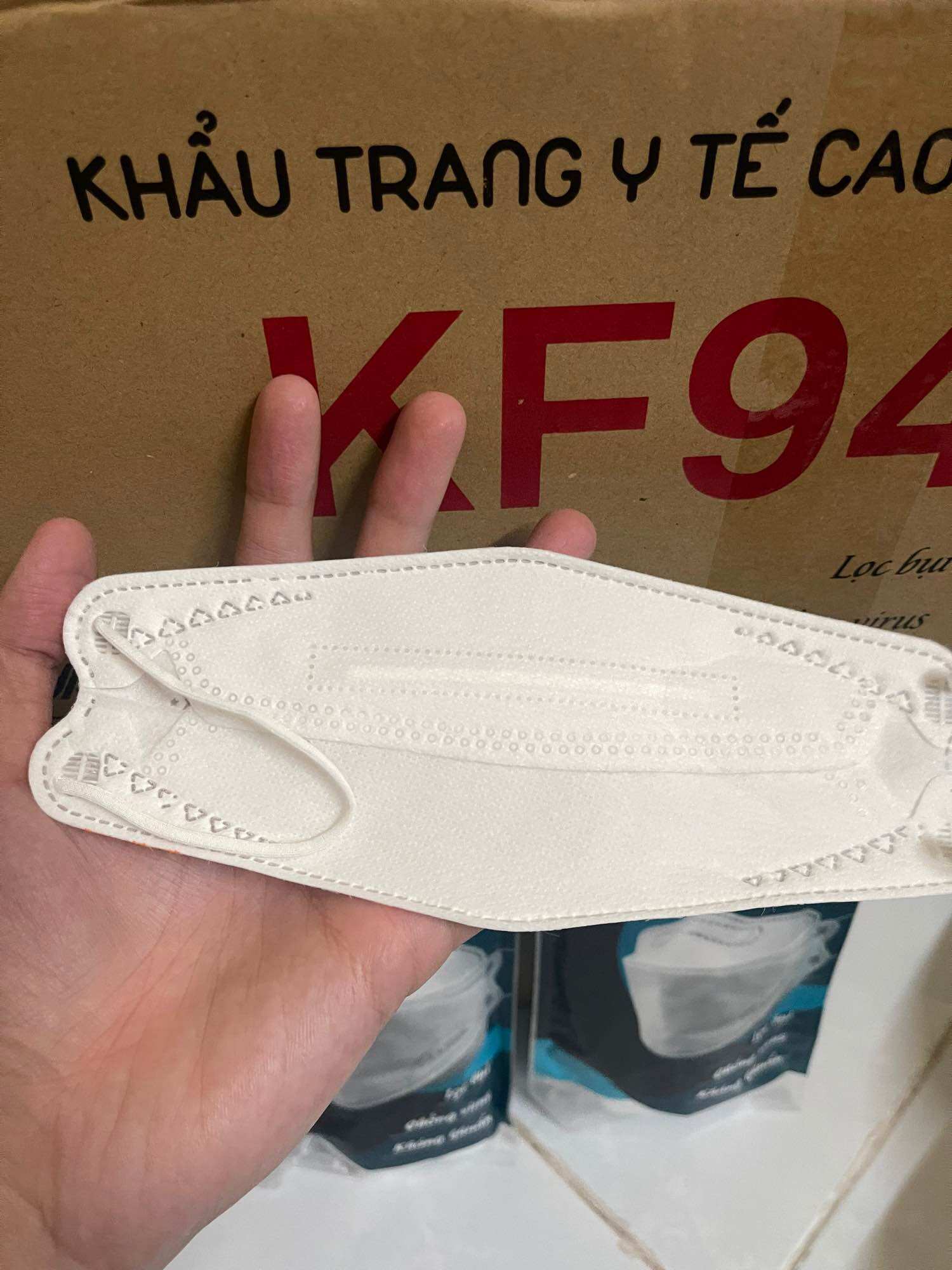 Thùng 300 cái Khẩu trang KF94 BẢO LONG ( Trắng )