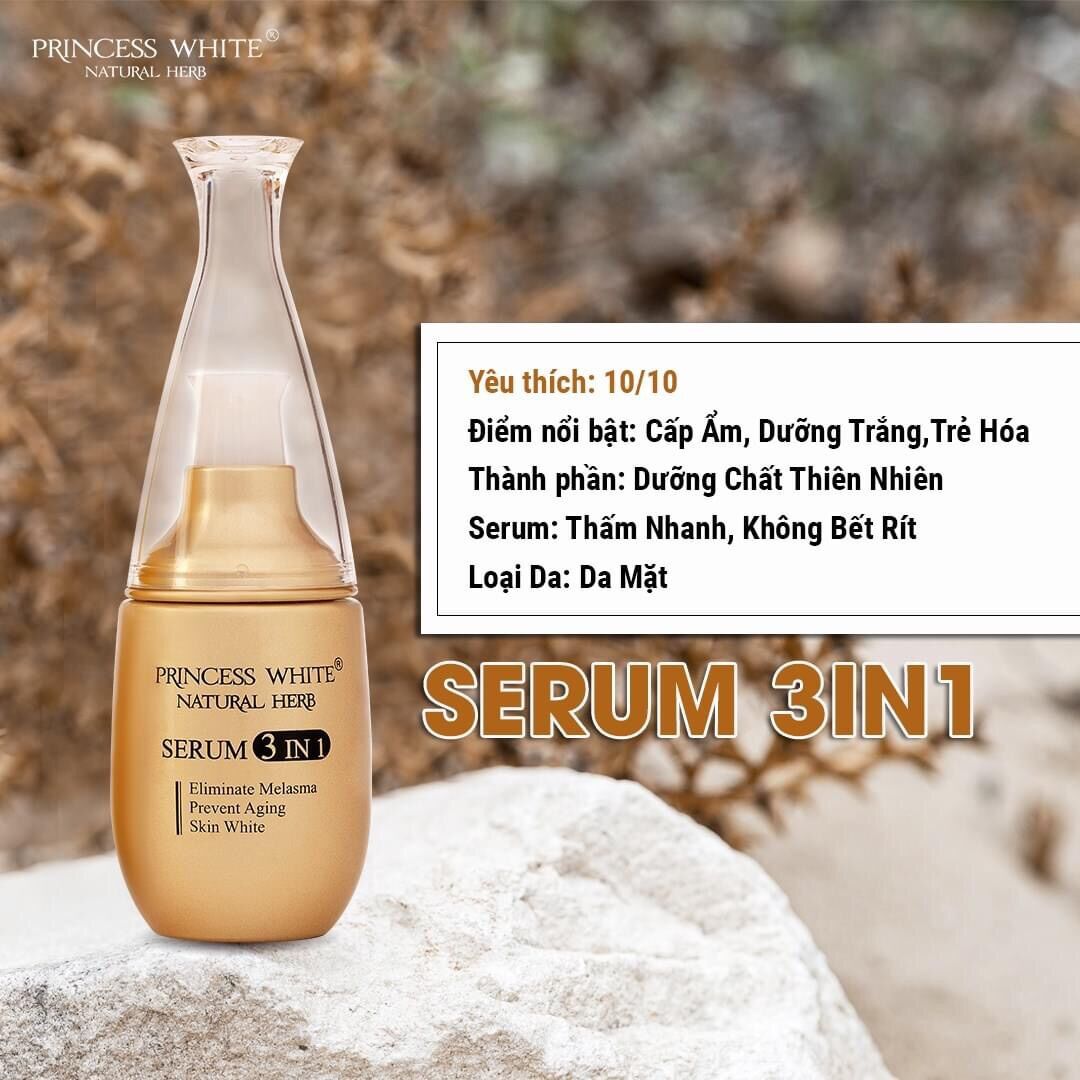 SERUM FACE 3IN 1 PRINCESS WHITE