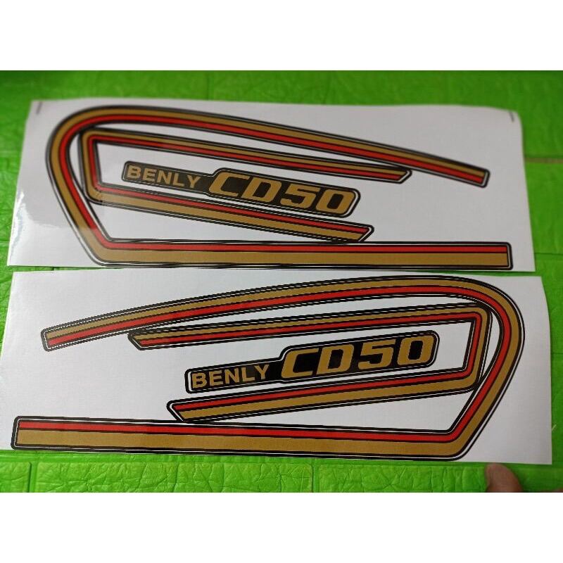 Bộ tem honda CD 50 Benly hàng nhập Thái Lan chất lượng cao dành riêng cho