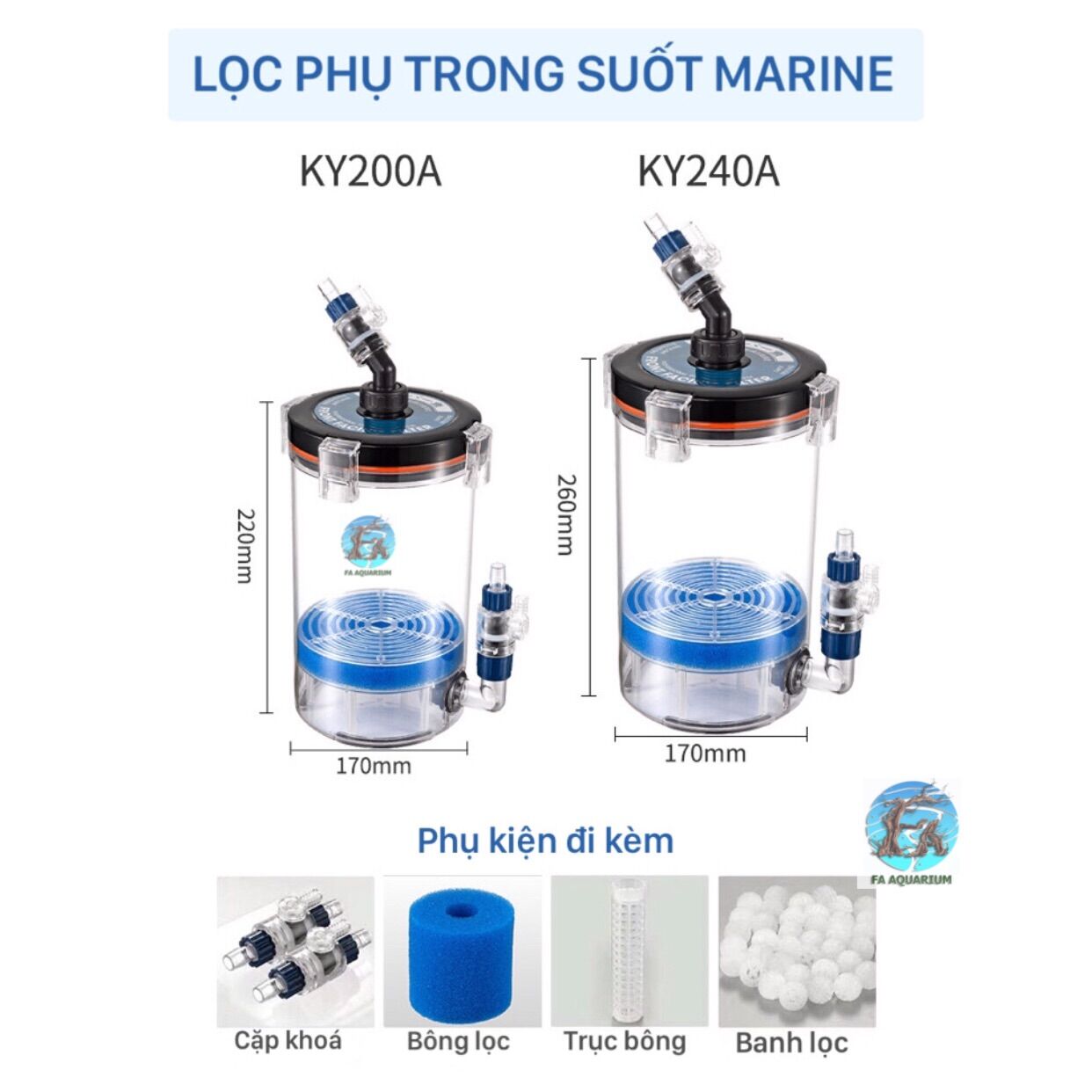 Lọc phụ Marine Fi12/16/20