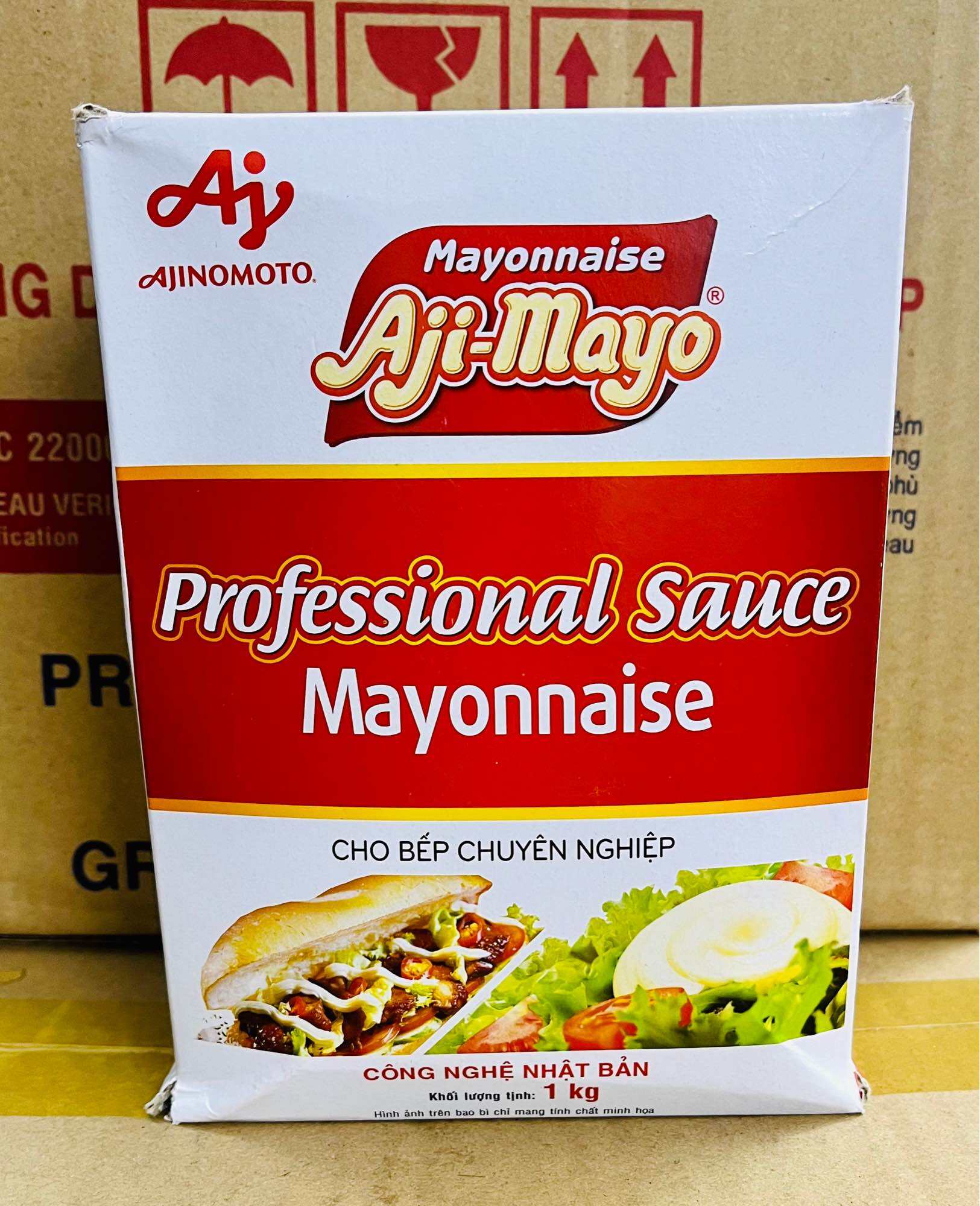 Sốt Mayonnaise Professional Ajimayo hộp (1kg)